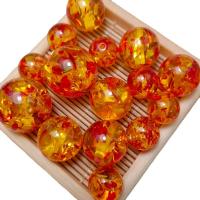 Resin Jewelry Beads, Round, epoxy gel, DIY & imitation amber amber 