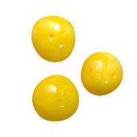 Harz Perlen Schmuck, Nachahmung Bienenwachs & DIY, gelb, 28x22mm, ca. 100PCs/Tasche, verkauft von Tasche