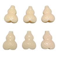 DIY Buddha Beads, Resin, Calabash, Carved, ivory Approx 