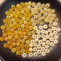 Acryl Schmuck Perlen, flache Runde, Epoxidharzklebstoff, Nachahmung Bienenwachs & DIY, keine, 8x5mm, ca. 1490PCs/Tasche, verkauft von Tasche