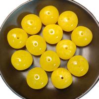 Harz Perlen Schmuck, Nachahmung Bienenwachs & DIY, gelb, 25x20mm, ca. 100PCs/Tasche, verkauft von Tasche