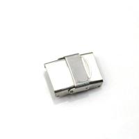 Stainless Steel Fold over Clasp, 304 Stainless Steel, DIY & machine polishing original color 