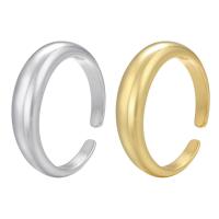 Латунь Манжеты палец кольцо, Другое покрытие, Регулируемый & Женский, Много цветов для выбора, 21.5mm, продается PC