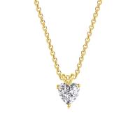 Cubic Zircon Micro Pave Brass Necklace, with 1.97inch extender chain, plated, oval chain & micro pave cubic zirconia & for woman Approx 15.7 Inch 