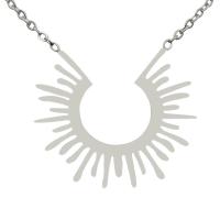 Stainless Steel Jewelry Necklace, 304 Stainless Steel, Vacuum Plating, for woman Approx 50 cm 