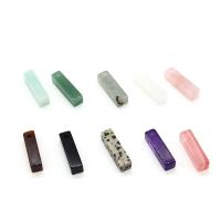 Gemstone ювелирные изделия Кулон, Полудрагоценный камень, Прямоугольная форма, DIY & различные материалы для выбора, Много цветов для выбора, 7-26mm, продается PC