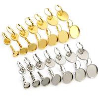 Stainless Steel Lever Back Earring Component, 316L Stainless Steel, Vacuum Ion Plating, DIY 