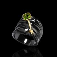 Кубическое цирконовое латунное кольцо, Латунь, разный размер для выбора & Женский & с кубическим цирконием, черный продается PC