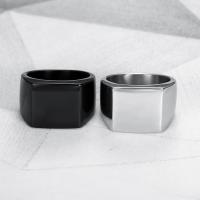 316L Stainless Steel Finger Ring, plated, fashion jewelry & for man 