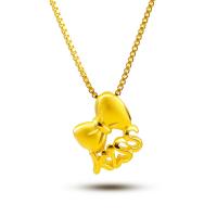 Ожерелье ручной латунные, Латунь, Бантик, плакированный настоящим золотом, ювелирные изделия моды & Женский, Золотой длина:50 см, продается PC