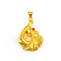 Animal Brass Pendants, Fish, gold color plated, DIY & for woman, golden 