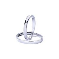 Couple Finger Rings, Thailand Sterling Silver, silver color plated, Adjustable & open 