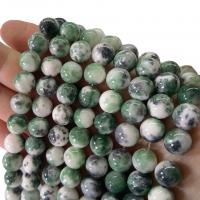 Pale Brown Jade Beads, Round, painted, DIY green Approx 40 cm 