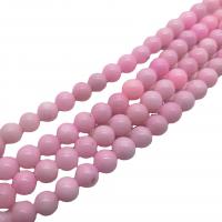 Mashan Jade Beads, Round, polished, DIY pink Approx 40 cm 