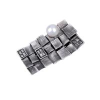 Bijoux broche en Zinc alliage , alliage de zinc, avec perle de plastique, Placage, bijoux de mode & unisexe, plus de couleurs à choisir Vendu par PC