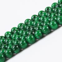 Blassbraune Jade Perle, rund, Spritzlackierung, DIY & verschiedene Größen vorhanden, grün, Länge:ca. 40 cm, verkauft von Strang