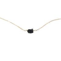 Ожерелье ручной латунные, Латунь, 14K плакирование железом, Женский, Золотой, длина:15.75 дюймовый, продается PC