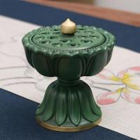 Brass Incense Burner, half handmade, for home and office 