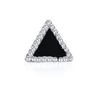 Stainless Steel Stud Earring, 304 Stainless Steel, Triangle, fashion jewelry & for man 