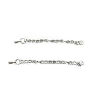 304 Stainless Steel Extender Chain, handmade, DIY, original color, 6.1mm,5mm,3mm Approx 1.97inch Inch 