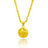 Brass Jewelry Necklace, gold color plated & fashion jewelry & for woman & hollow, golden cm 