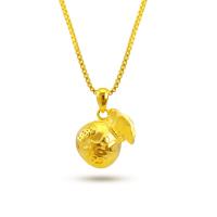 Ожерелье ручной латунные, Латунь, Кошелек, плакирован золотом, ювелирные изделия моды & Женский, Золотой длина:45 см, продается PC