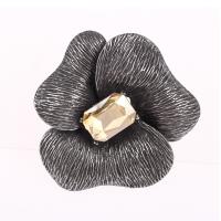 Zinc Alloy Jewelry Brooch, with Crystal, plated, fashion jewelry & Unisex 
