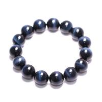 Tiger Eye Stone Bracelets, Round, fashion jewelry & Unisex Approx 6-7.5 Inch 