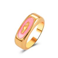 Emaille Zink Legierung Finger Ring, Zinklegierung, plattiert, Modeschmuck & für Frau, keine, 20mm, verkauft von PC