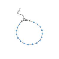 Acrylique Bracelets en Alliage de zinc , avec Acrylique, avec 5cm chaînes de rallonge, bijoux de mode & pour femme, deux couleurs différentes cm, Vendu par brin