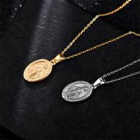 Stainless Steel Jewelry Necklace, 304 Stainless Steel, with 1.97inch extender chain, Vacuum Plating, fashion jewelry & Unisex Approx 17.72 Inch 