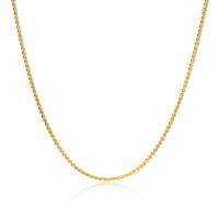 Stainless Steel Chain Necklace, 304 Stainless Steel, with 1.97inch extender chain, 18K gold plated, fashion jewelry & for woman, golden, 1.5mm Approx 17.72 Inch 