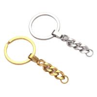 Stainless Steel Key Clasp, 304 Stainless Steel, hand polished, fashion jewelry 30mm 