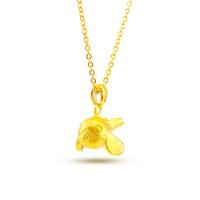 Ожерелье ручной латунные, Латунь, Рыба, плакирован золотом, ювелирные изделия моды & Женский, Золотой длина:45 см, продается PC