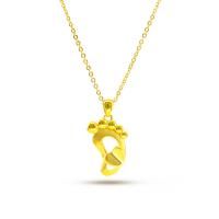 Ожерелье ручной латунные, Латунь, ноги, плакирован золотом, ювелирные изделия моды & Женский, Золотой длина:45 см, продается PC