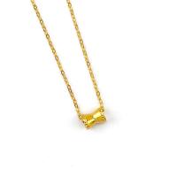Ожерелье ручной латунные, Латунь, плакирован золотом, ювелирные изделия моды & Женский, золотой длина:45 см, продается PC