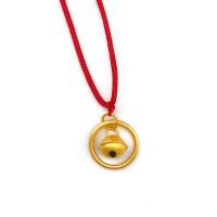 Ожерелье ручной латунные, Латунь, с Шнур-терилен, плакирован золотом, ювелирные изделия моды & Женский длина:45 см, продается PC