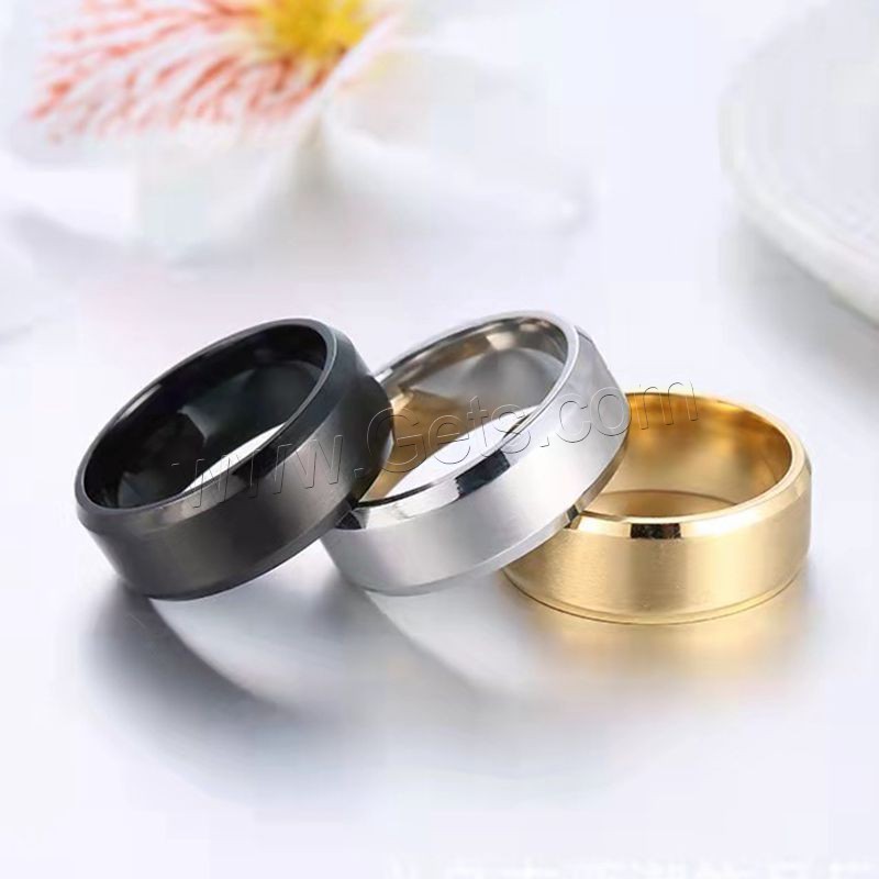チタン鋼の指環, チタン鋼, メッキ, ユニセックス & 異なるサイズの選択, 無色, 売り手 パソコン