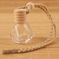 Glass Perfume Hanging Decoration, with wood cap, durable Approx 20 cm 