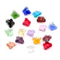 joyas de colgante de cristal de corazón, Mariposa, chapado, Bricolaje, más colores para la opción, 14mm, 28PCs/Bolsa, Vendido por Bolsa