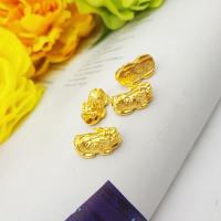 Brass Jewelry Beads, Fabulous Wild Beast, gold color plated, DIY, golden 