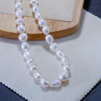 Baroque Cultured Freshwater Pearl Beads, DIY, white, 12-15mm Approx 15 Inch 