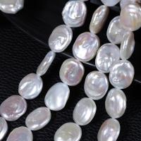 Keshi Cultured Freshwater Pearl Beads, DIY, white, 15mm Approx 0.7mm cm 