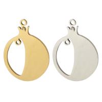 Stainless Steel Hollow Pendant, 304 Stainless Steel, Vacuum Plating, Unisex & double-hole Approx 1mm 