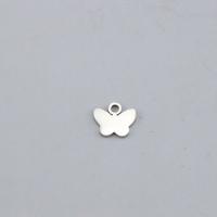 Stainless Steel Animal Pendants, 304 Stainless Steel, Butterfly, polished, DIY, original color 