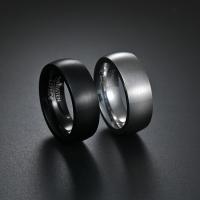 Tungsten Steel Finger Ring, fashion jewelry & Unisex 