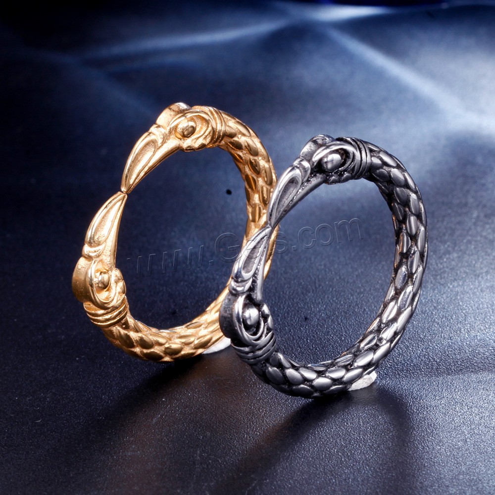 Partículas de acero anillo, chapado, unisexo & diverso tamaño para la opción, más colores para la opción, Vendido por UD