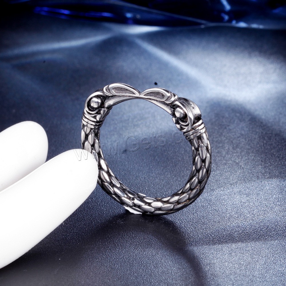 Partículas de acero anillo, chapado, unisexo & diverso tamaño para la opción, más colores para la opción, Vendido por UD