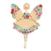 Zinc Alloy Hair Accessories DIY Findings, Spirit, plated, with rhinestone 