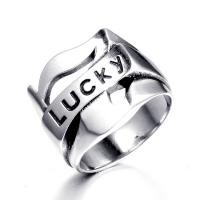 Stainless Steel Finger Ring, 304 Stainless Steel, fashion jewelry & Unisex original color, 17.7mm 